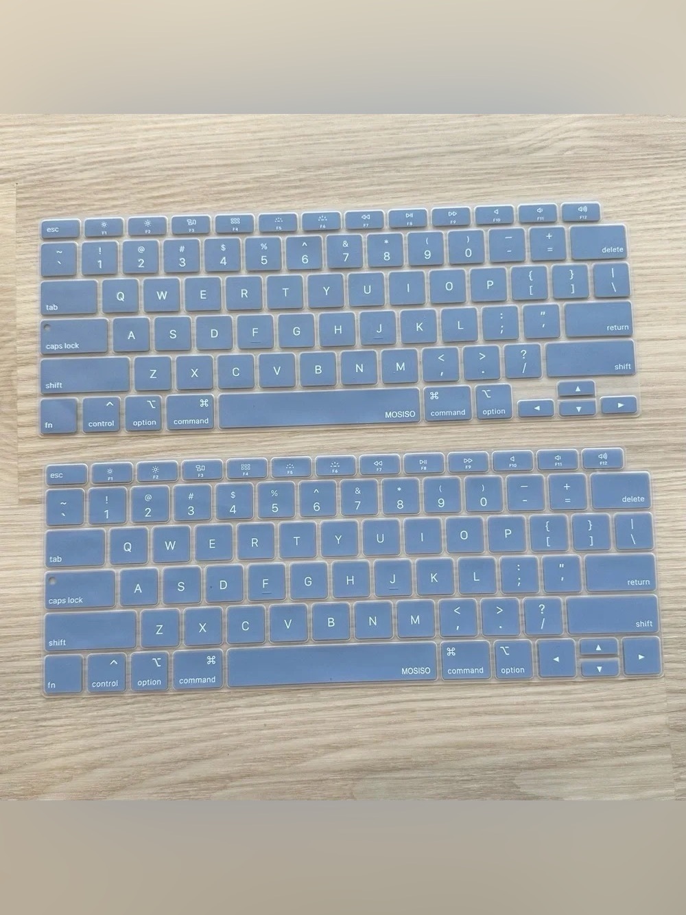 2pcs New Mosiso Silicone Keyboard Covers for MacBook Air